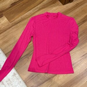 SHEIN Fuchsia Long Sleeve Tee